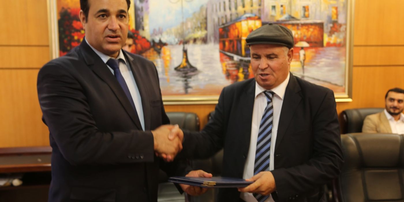 جامعة الجفرة توقع مذكرة تفاهم وتعاون مع جامعة مصراتة 1 جامعة الجفرة توقع مذكرة تفاهم وتعاون مع جامعة مصراتة