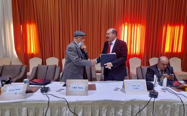 توقيع اتفاقية تعاون مشترك  بين جامعة الجفرة والجامعة المفتوحة