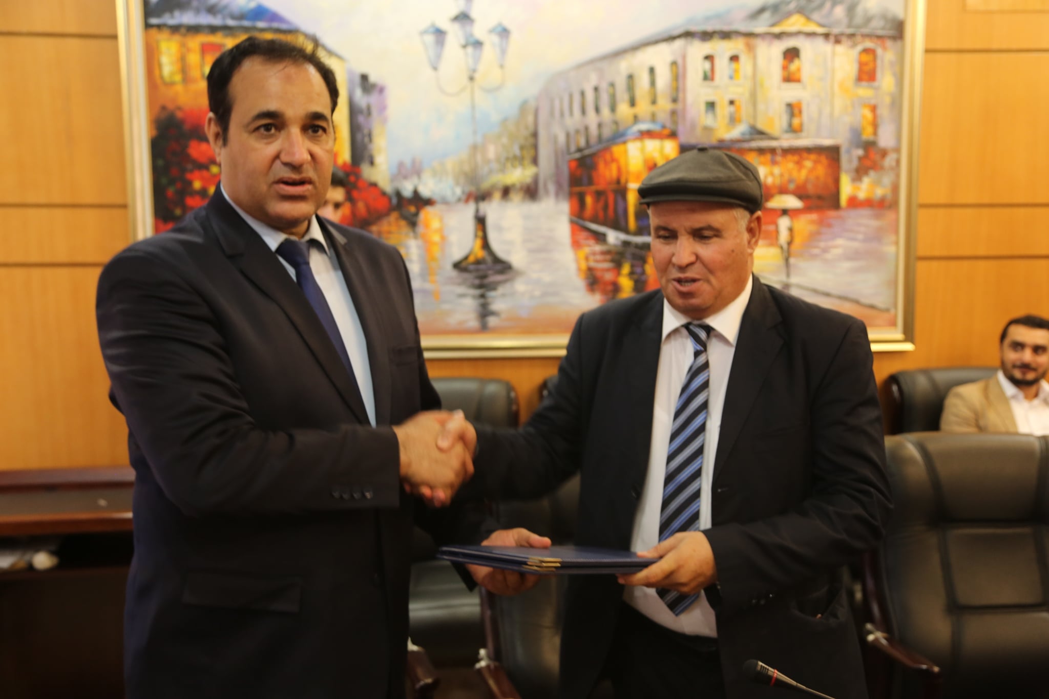 جامعة الجفرة توقع مذكرة تفاهم وتعاون مع جامعة مصراتة 1 جامعة الجفرة توقع مذكرة تفاهم وتعاون مع جامعة مصراتة