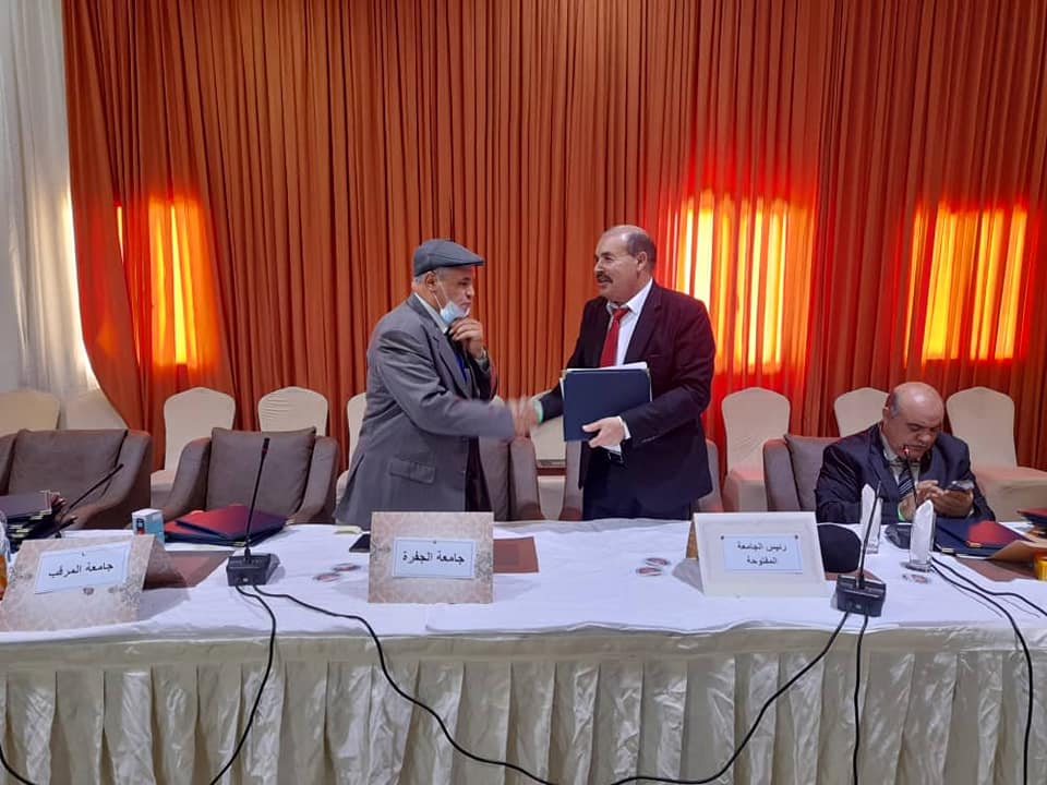 توقيع اتفاقية تعاون مشترك  بين جامعة الجفرة والجامعة المفتوحة